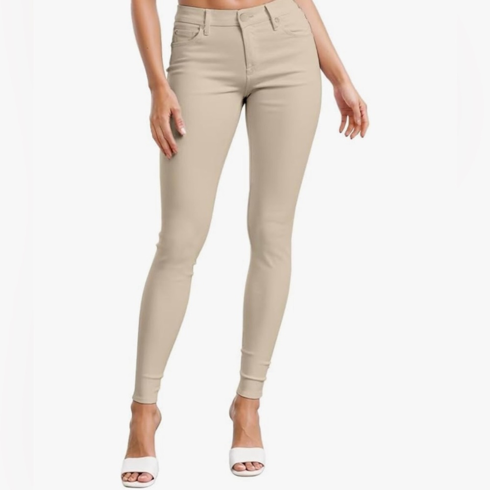 Women's Ultra Stretch Tan Skinny Jeans